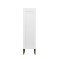 White Shaker - 09"W Spice Pull-Out Rack Base Cabinet