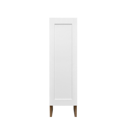 White Shaker - 09"W Spice Pull-Out Rack Base Cabinet