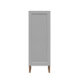 White Box Gray Shaker - 12"W Spice Pull-Out Rack Base Cabinet