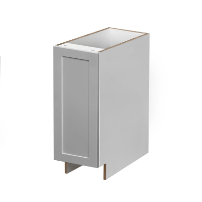 White Box Gray Shaker - 12"W Spice Pull-Out Rack Base Cabinet