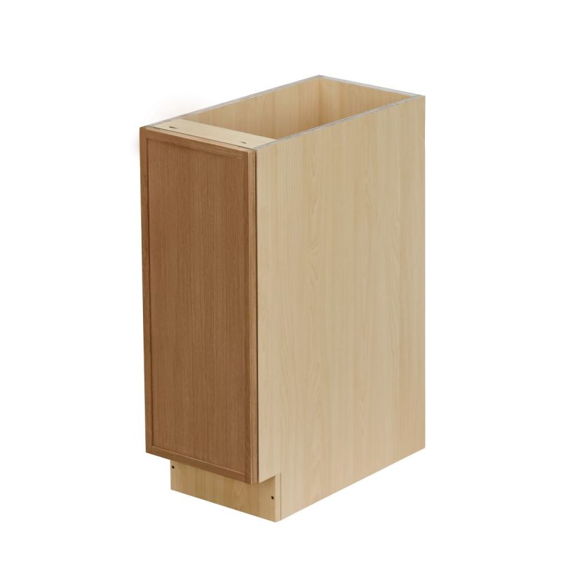 Shady Slim Oak - 12"W Spice Pull-Out Rack Base Cabinet