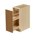 Shady Slim Oak - 12"W Spice Pull-Out Rack Base Cabinet