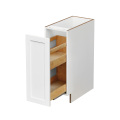 White Shaker - 12"W Spice Pull-Out Rack Base Cabinet