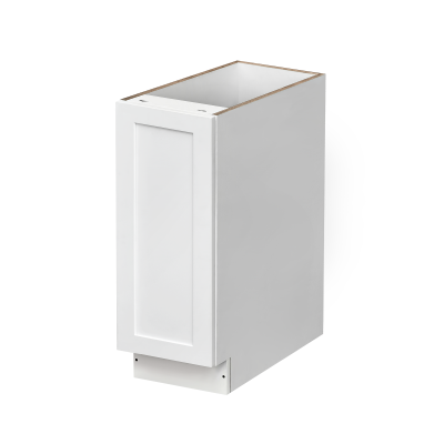 Mallorca White Shaker - 12"W Spice Pull-Out Rack Base Cabinet