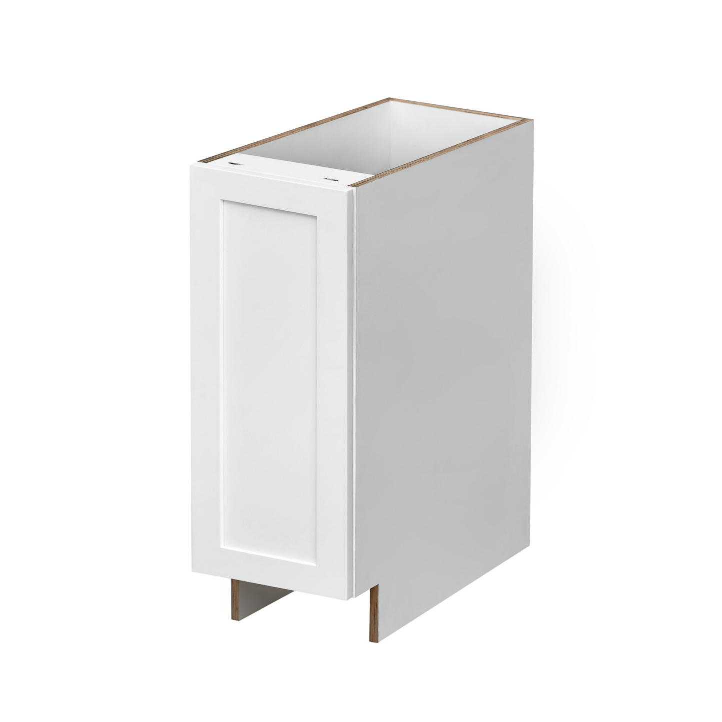 White Shaker - 12"W Spice Pull-Out Rack Base Cabinet