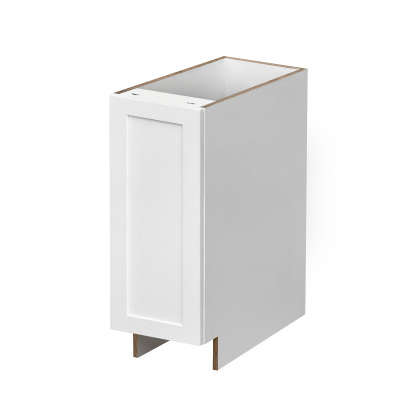 White Shaker - 12"W Spice Pull-Out Rack Base Cabinet