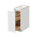Slim White Shaker - 12"W Spice Pull-Out Rack Base Cabinet