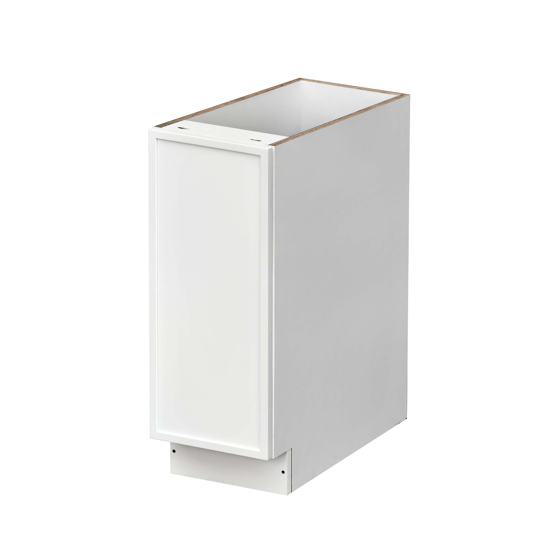 Slim White Shaker - 12"W Spice Pull-Out Rack Base Cabinet
