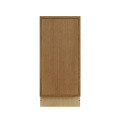 Shady Slim Oak - 15"W Trash Can Cabinet 1-Drawer