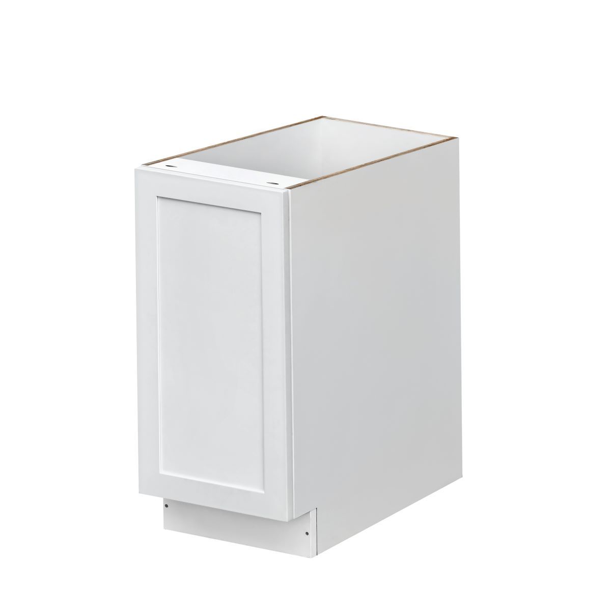 White Shaker - 15"W Trash Can Cabinet 1-Drawer