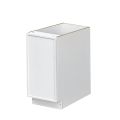 Slim White Shaker - 15"W Trash Can Cabinet 1-Drawer