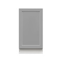 White Box Gray Shaker - 18"W Trash Can Cabinet 1-Drawer