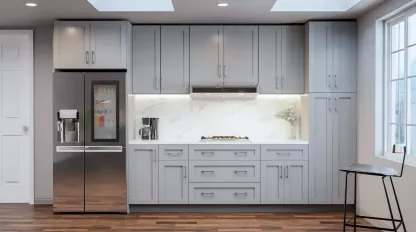 Franco Collection Gray Shaker (Framed) Sample Door