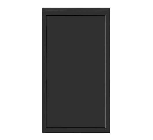 Franco Collection Slim Black (Framed) Sample Door