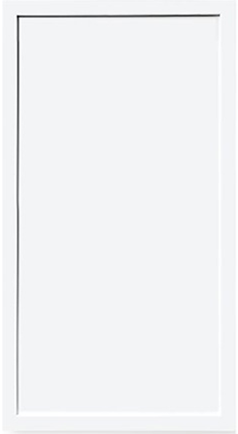 Franco Collection Slim White (Framed) Sample Door