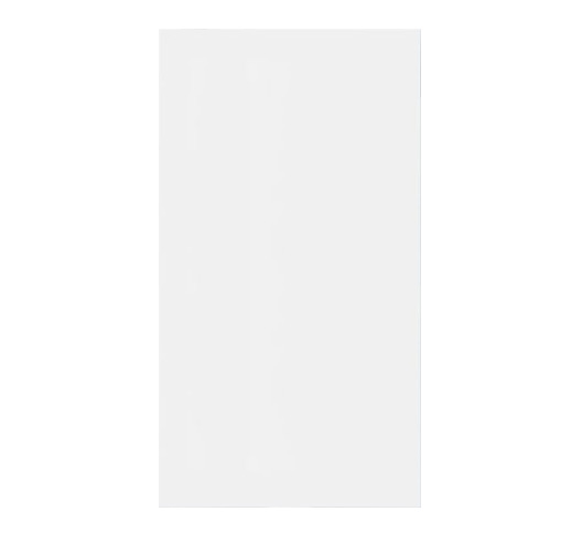 Irena Collection Glossy White Shaker (Frameless) Sample Door