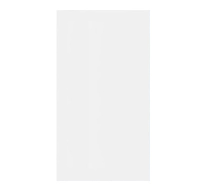 Irena Collection Glossy White Shaker (Frameless) Sample Door