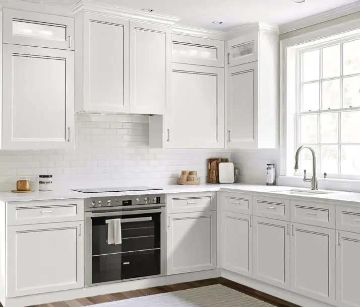 Irena Collection Gray Dual Shaker (Frameless) Sample Door