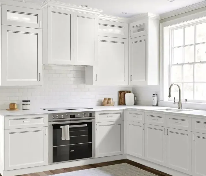 Irena Collection Gray Dual Shaker (Frameless) Sample Door