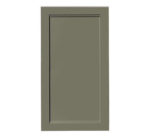Irena Collection Olive Dual Shaker (Frameless) Sample Door