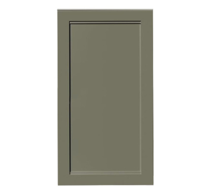 Irena Collection Olive Dual Shaker (Frameless) Sample Door