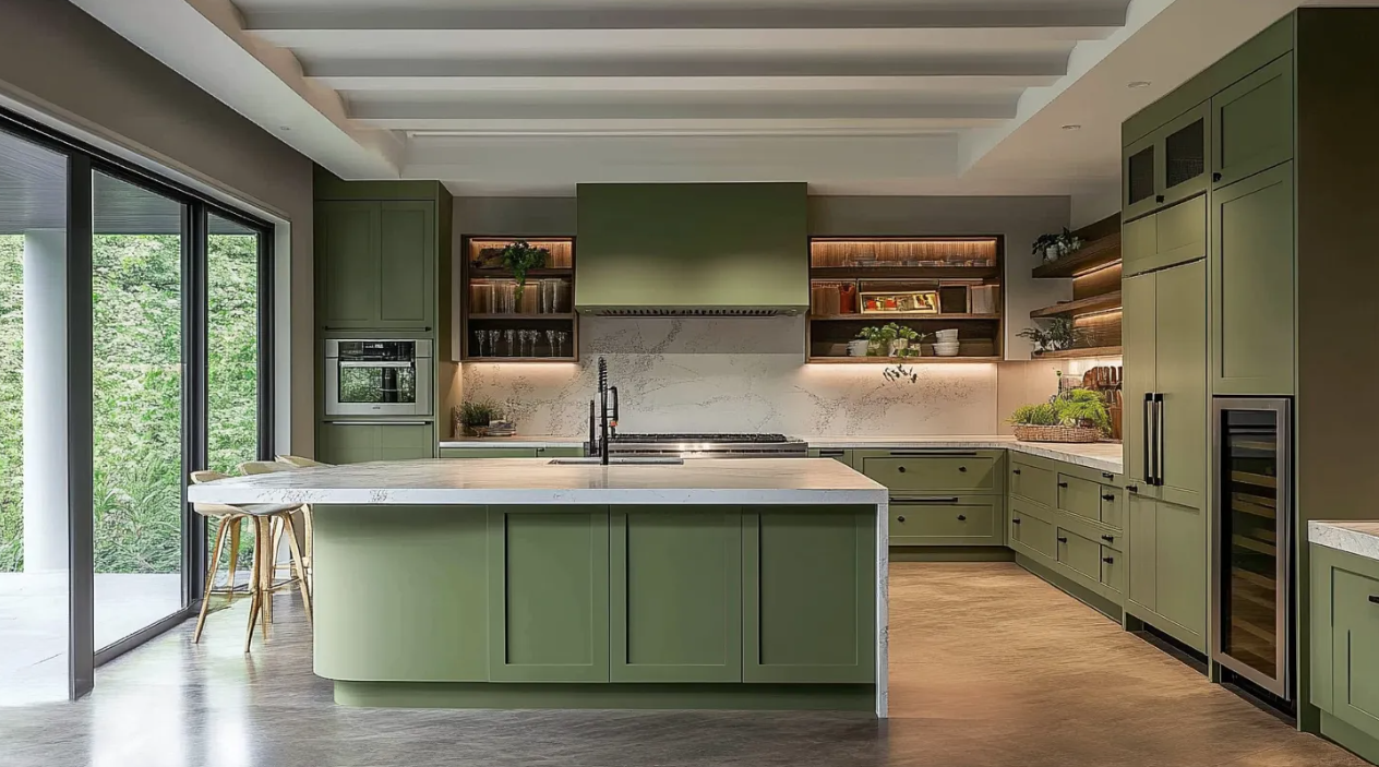 Irena Collection Olive Dual Shaker (Frameless)