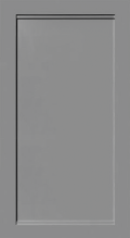 Irena Collection - Gray Dual Shaker Sample Door