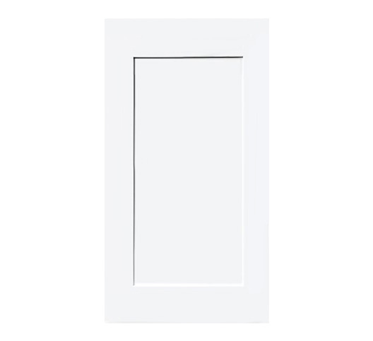 Mallorca Collection White Shaker (Frameless) Sample Door