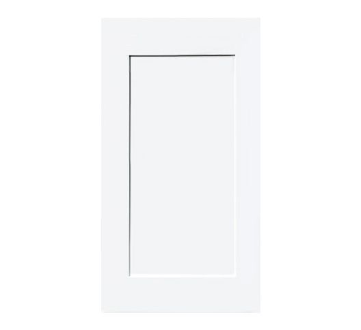 Mallorca Collection White Shaker (Frameless) Sample Door