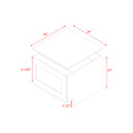 Mallorca Dolphin Gray Shaker - 24"W Base Cabinet
