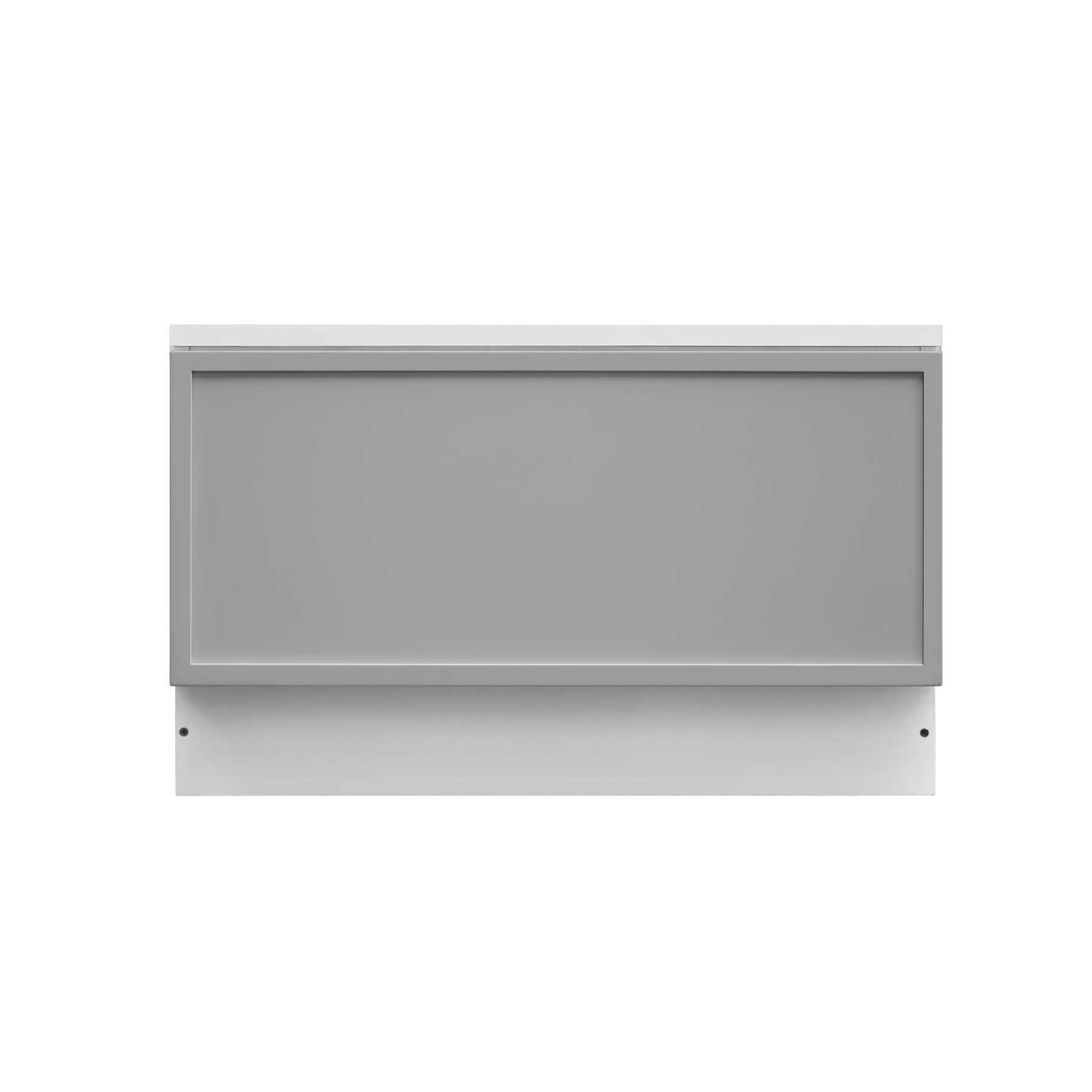 White Box Gray Slim - 24"W Drawer Base Cabinet 1-Drawer