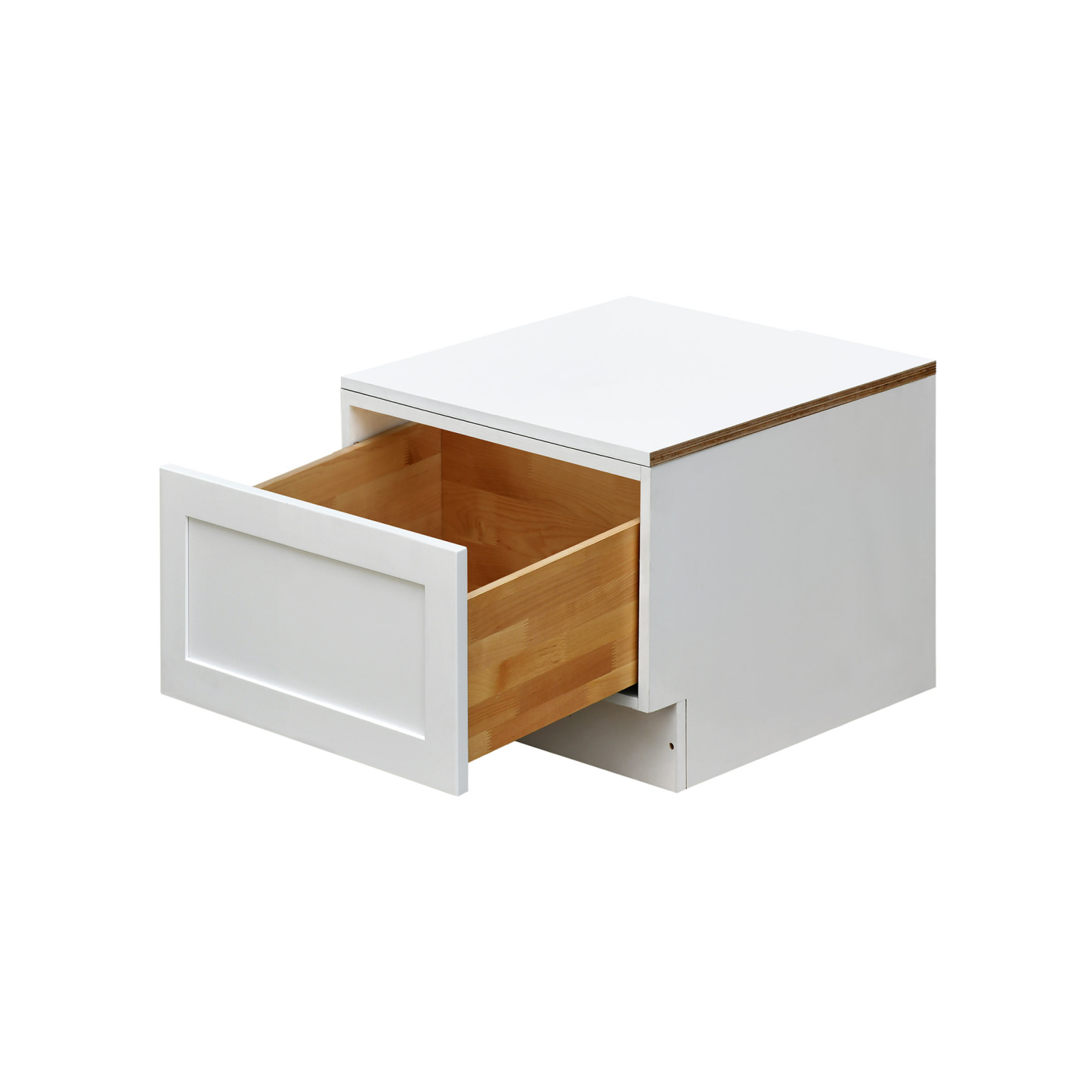 White Shaker - 24"W Drawer Base Cabinet 1-Drawer