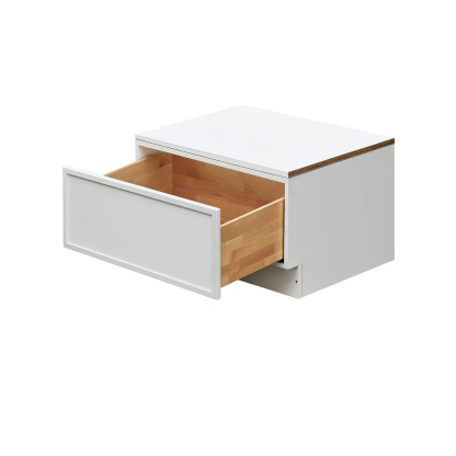 Slim White Shaker - 30"W Drawer Base Cabinet 1-Drawer