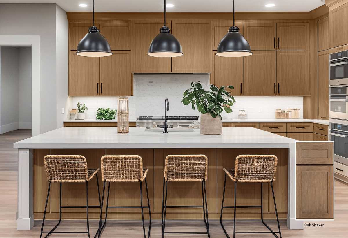 FRANCO COLLECTION OAK SHAKER (Framed)