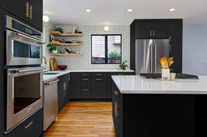 Aspen Collection Raven Solids (Frameless) Sample Door