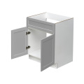 White Box Gray Shaker - 30"W Standard Base Cabinet 2-Doors 1-Drawer