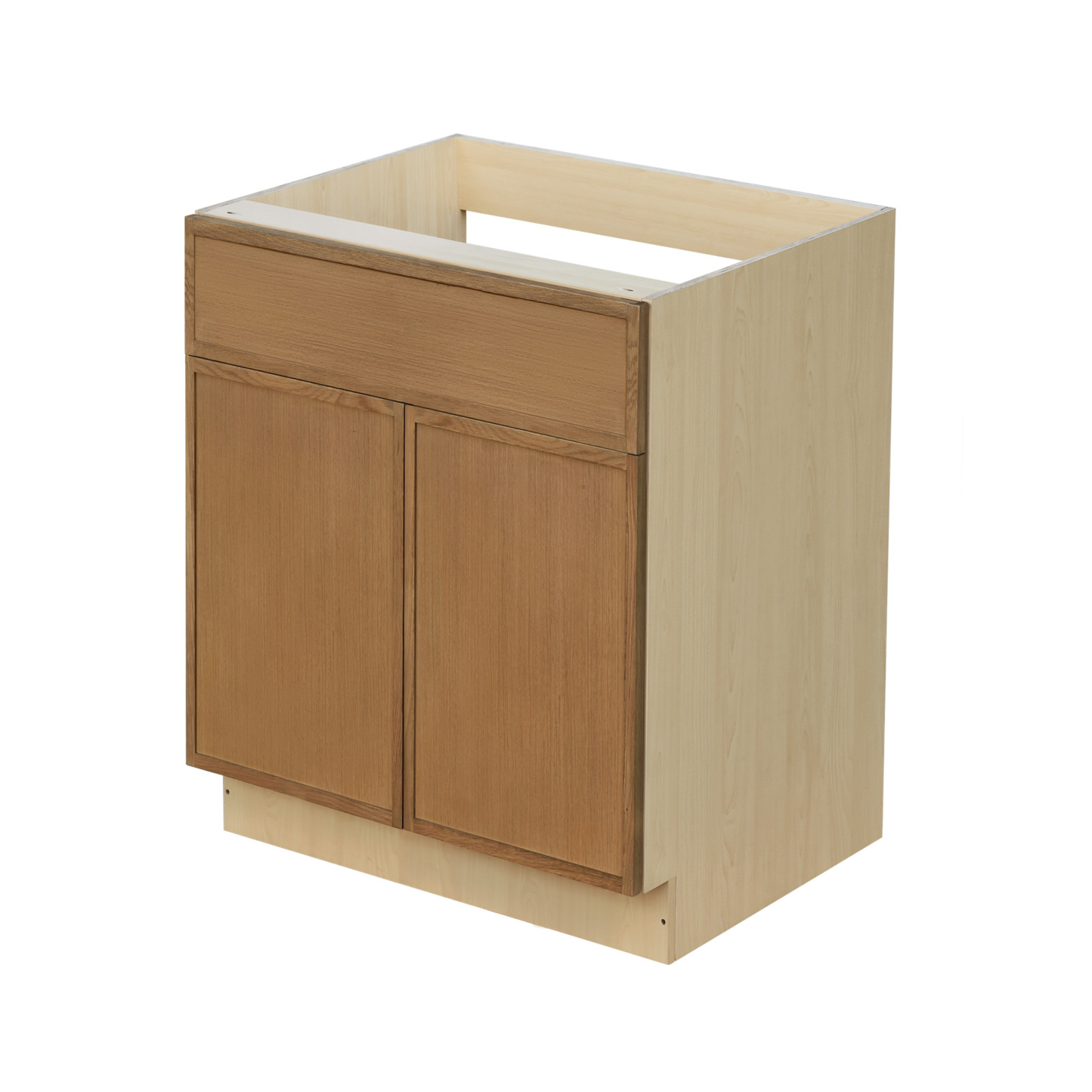 Shady Slim Oak - 30"W Standard Base Cabinet 2-Doors 1-Drawer