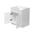 Slim White Shaker - 30"W Standard Base Cabinet 2-Doors 1-Drawer