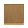 Shady Slim Oak - 30"W Full-Height Door Base Cabinet 2-Doors