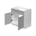 White Box Gray Shaker - 33"W Standard Base Cabinet 2-Doors 1-Drawer