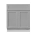 White Box Gray Shaker - 33"W Standard Base Cabinet 2-Doors 1-Drawer