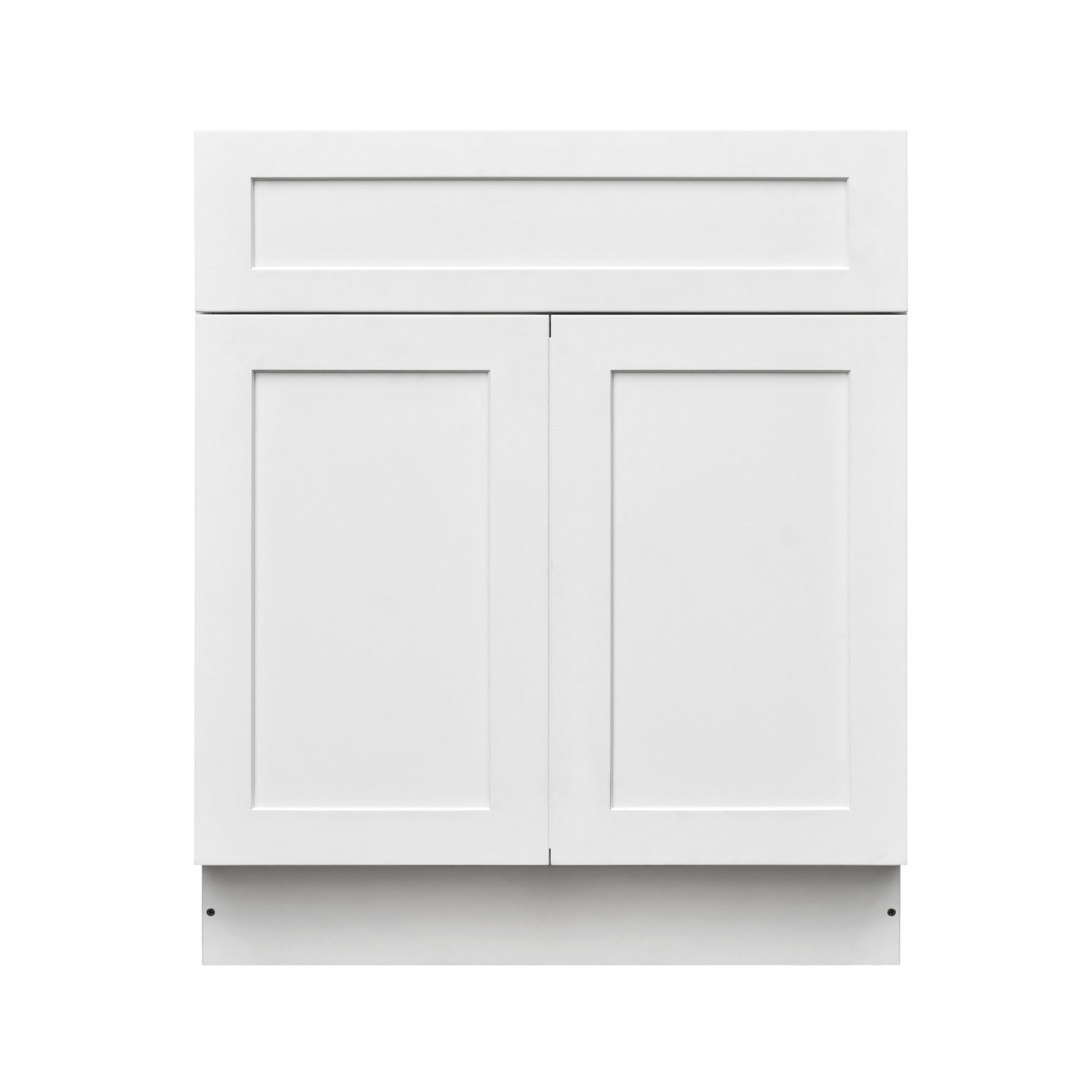 White Shaker - 33"W Standard Base Cabinet 2-Doors 1-Drawer