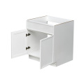 Slim White Shaker - 33"W Standard Base Cabinet 2-Doors 1-Drawer