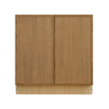 Shady Slim Oak - 33"W Full-Height Door Base Cabinet 2-Doors