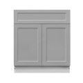 White Box Gray Shaker - 36"W Standard Base Cabinet 2-Doors 1-Drawer
