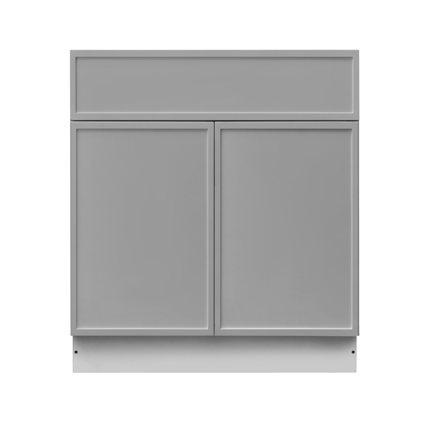 White Box Gray Slim - 36"W Standard Base Cabinet 2-Doors 1-Drawer