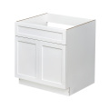 White Shaker - 36"W Standard Base Cabinet 2-Doors 1-Drawer