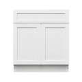 White Shaker - 36"W Standard Base Cabinet 2-Doors 1-Drawer