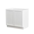 Mallorca White Shaker - 36"W Full-Height Base Cabinet