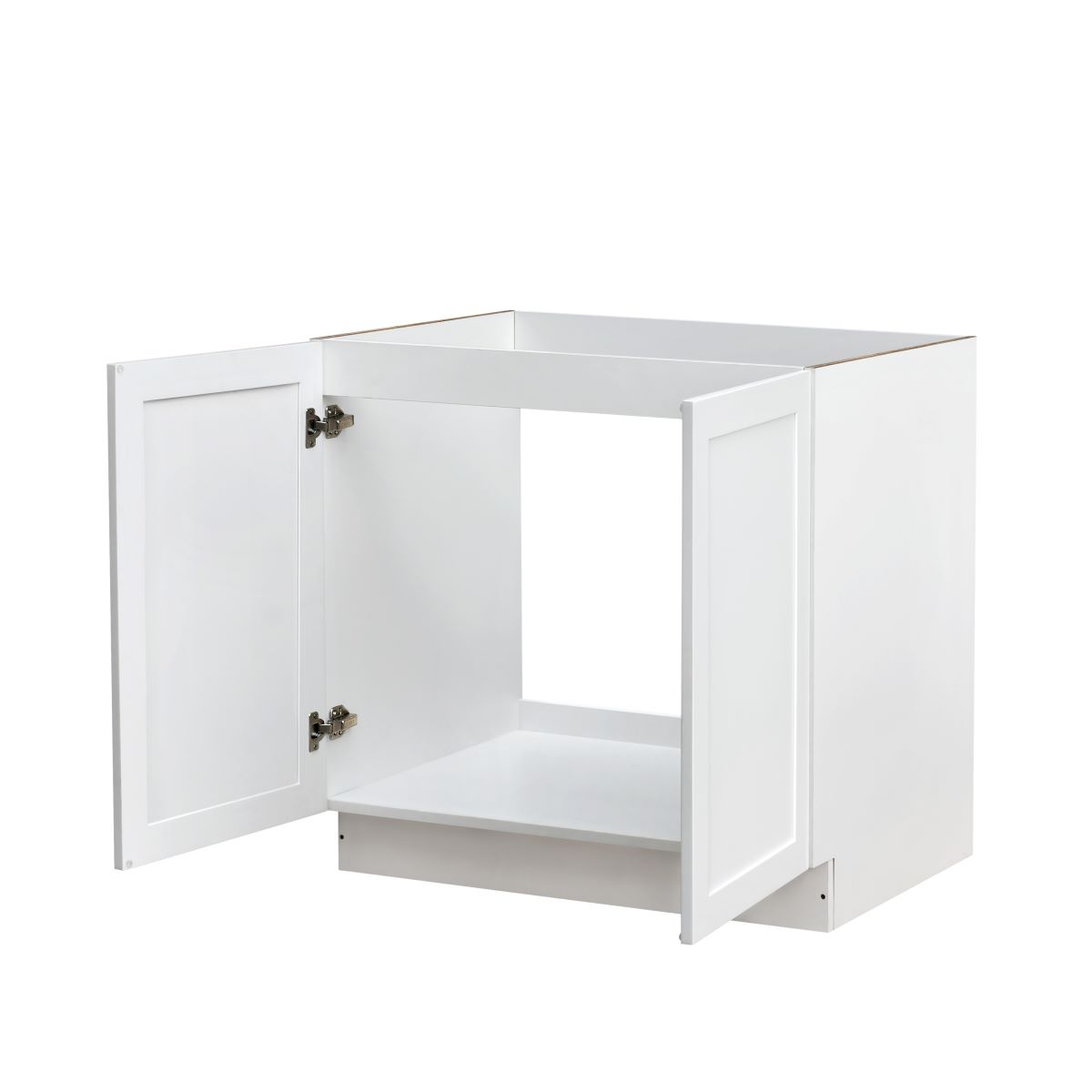 Mallorca White Shaker - 36"W Full-Height Base Cabinet